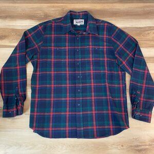 Schott Bros Men's Plaid Cotton Flannel Shirt Long Sleeve Button Up Size 2XL